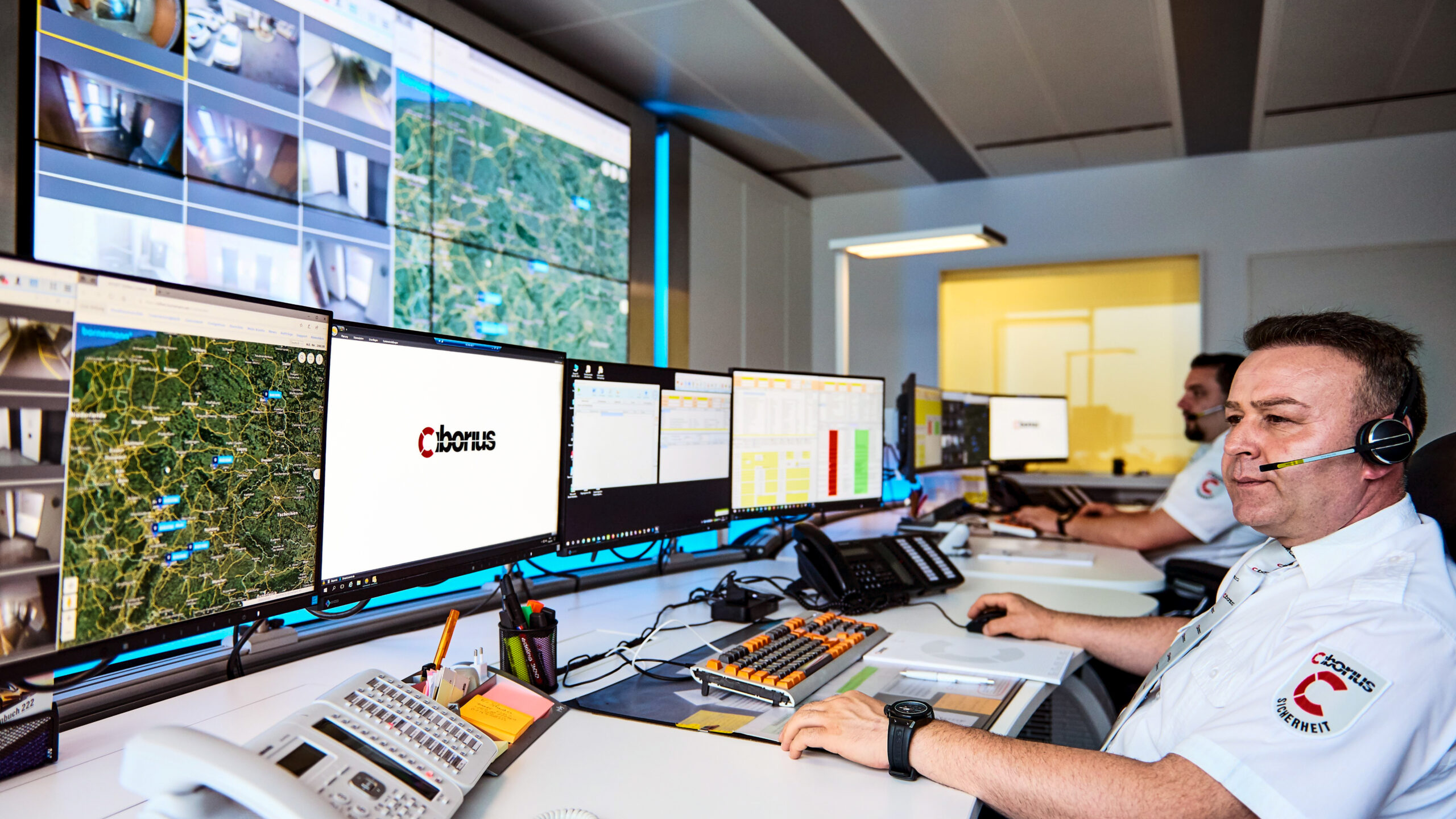 CIBORIUS emergency call and service control center